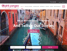 Tablet Screenshot of pinkpangea.com